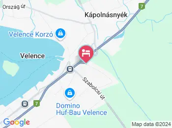 Hanga-lak Velence a térképen
