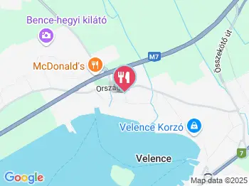 István Étterem & Panzió Velence a térképen