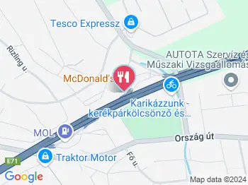 McDonald's Velence Velence a térképen