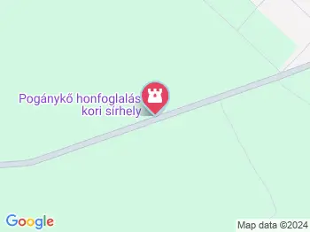 Emlékkapu Vereb a térképen