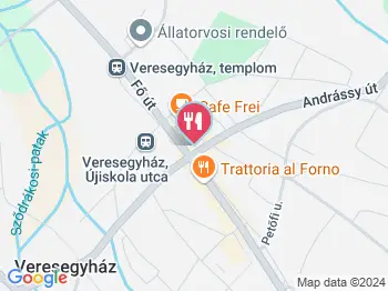 Gigerli Étterem Veresegyház a térképen