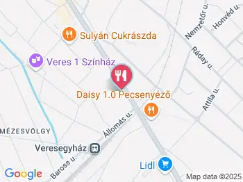 Gyertyános Söröző Veresegyház a térképen