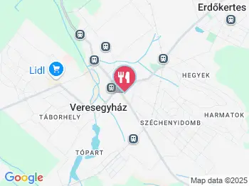 Haldorádó Kisvendéglő Veresegyház a térképen