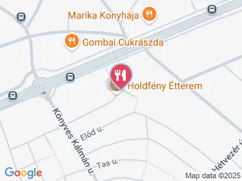 Holdfény Étterem Veresegyház a térképen