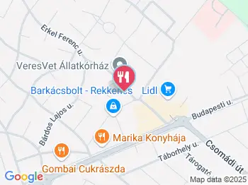 Liget Bistro-Cafe Veresegyház a térképen