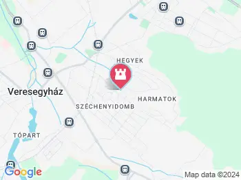 Pamut-tó Veresegyház a térképen