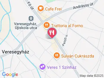 Sencsen Kínai Gyorsétterem Veresegyház a térképen