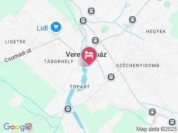 Tavi Panzió és Étterem Veresegyház a térképen