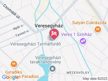 Veresegyházi Termálfürdő Szálláshelyek Veresegyház a térképen