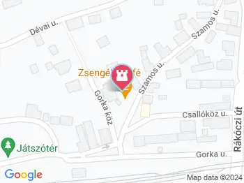 56-os kopjafa Verőce a térképen