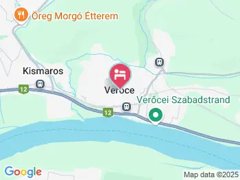 Duna P'Art Panzió Verőce a térképen