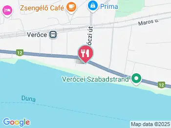 Vén Duna Cukrászda Verőce a térképen