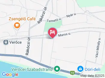 Verőcei Bodza Vendégház Verőce a térképen