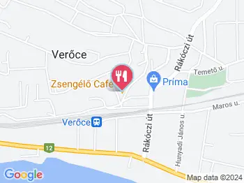 Zsengélő Café Verőce a térképen