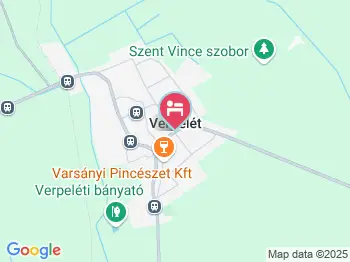 Éva Vendégház Verpelét a térképen