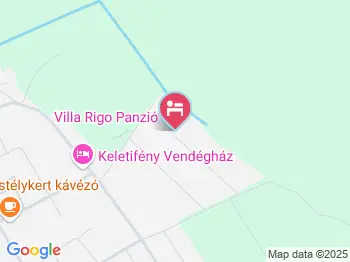 Villa Rigo Panzió Verpelét a térképen