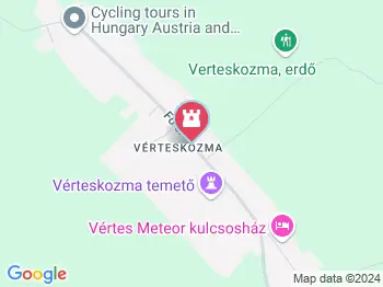 Szent Kozma & Damján-templom Vérteskozma a térképen