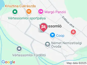 Gubicza Vendégház Vértessomló a térképen