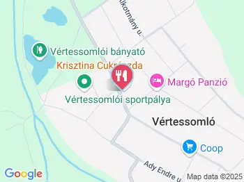 Krisztina Cukrászda Vértessomló a térképen