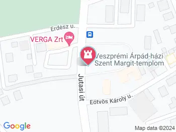 Árpád-házi Szent Margit-templom Veszprém a térképen