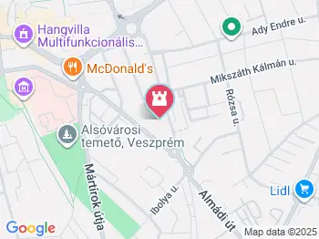 Bakonyi Ház Veszprém a térképen