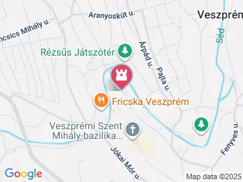 Benedek-hegyi óvóhely Veszprém a térképen