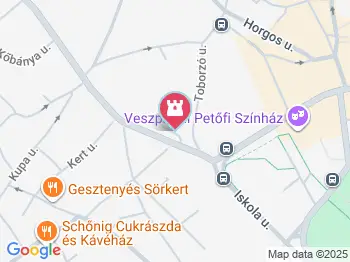 CODE Digitális Élményközpont Veszprém a térképen
