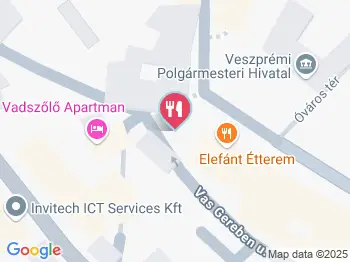 Elefánt Étterem Veszprém a térképen