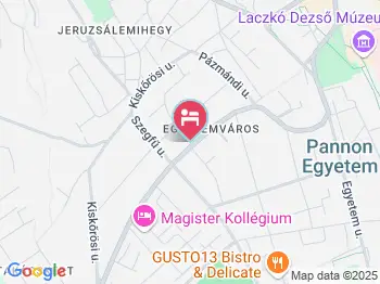 Éllő Panzió Veszprém a térképen