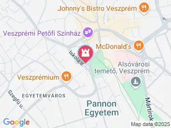 Eötvös Károly Megyei Könyvtár Veszprém a térképen