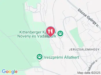 Erdei Étterem Veszprém a térképen