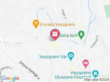 Érseki Palota Veszprém a térképen