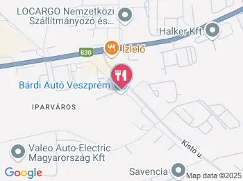 Eszem-Megálló Veszprém a térképen