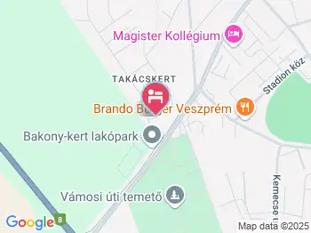 Ezüsthíd Hotel Veszprém a térképen