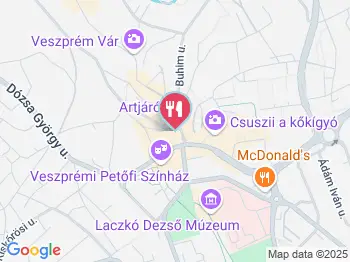 Fészek Söröző Veszprém a térképen