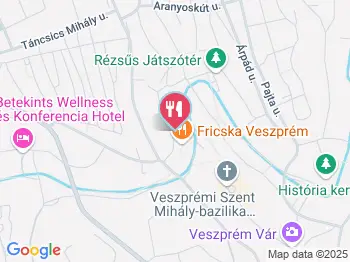 Fricska étteremlakás Veszprém a térképen