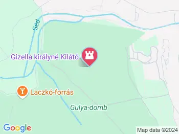 Gizella királyné-kilátó Veszprém a térképen