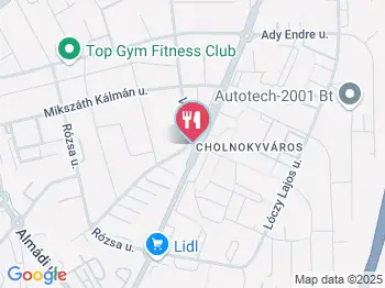 Horváth-kert Vendéglő Veszprém a térképen