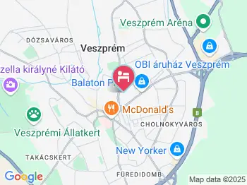 Hotel Garni Veszprém a térképen