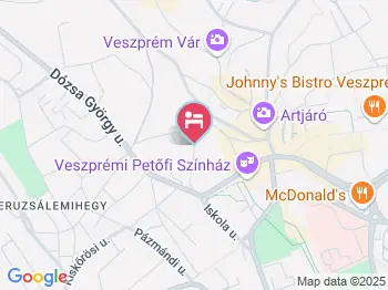 Hotel Historia & Historante Veszprém a térképen