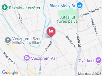 Hotel Historia Malomkert Veszprém a térképen