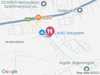 Ízlelő Étterem Veszprém a térképen