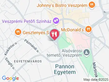 Kávé -és Teaház az Íródeákhoz Veszprém a térképen