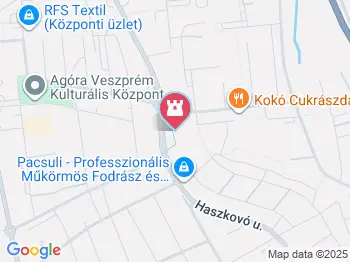 Kavicsfogú álteknős Veszprém a térképen