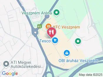 Kentucky Fried Chicken Veszprém a térképen