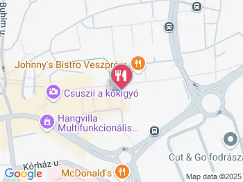 Kokó Terasz Veszprém a térképen