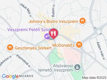 Mákmoiselle Pékség Veszprém a térképen