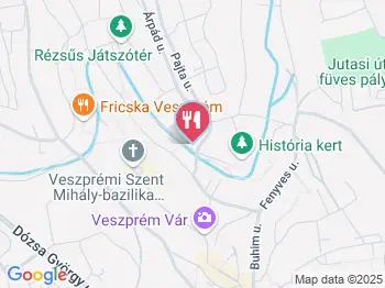 Malom Vendéglő & Pizzéria Veszprém a térképen