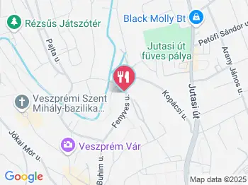 Malomkert Sörház Veszprém a térképen