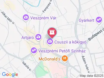 Menekülj Veszprém szabadulószoba Veszprém a térképen